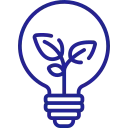 piktogram - žiarovka a ekológia