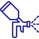 piktogram - lakovanie, striekanie