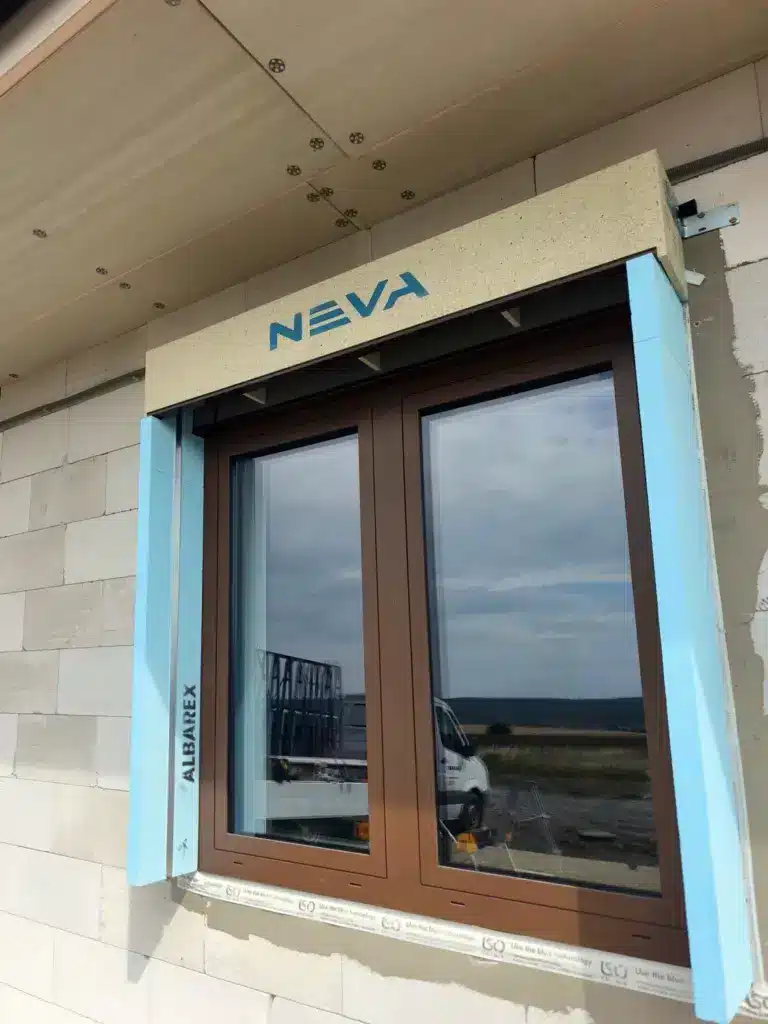 Žalúziový kastlík NEVA ISO-KASTL a vodiace profily - predpríprava