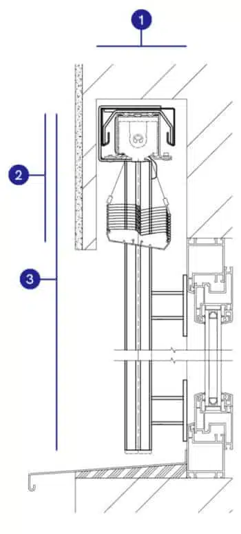 STL - samonosný žalúziový systém - zosilnený