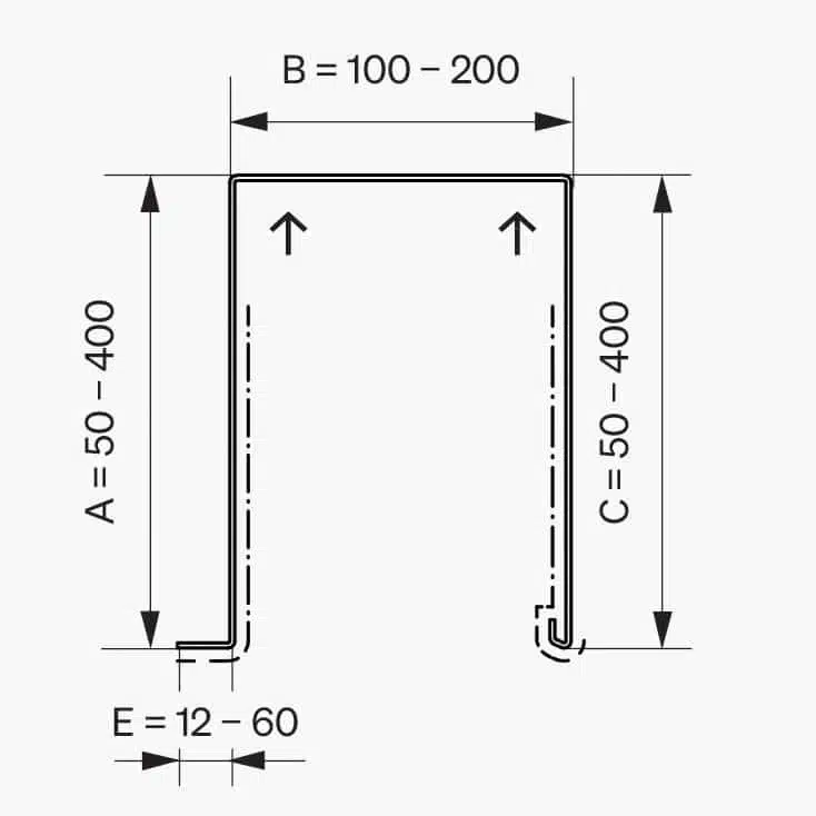 Krycí plech typ 33 pre žalúzie NEVA