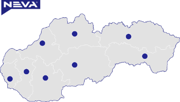 mapa Slovensko