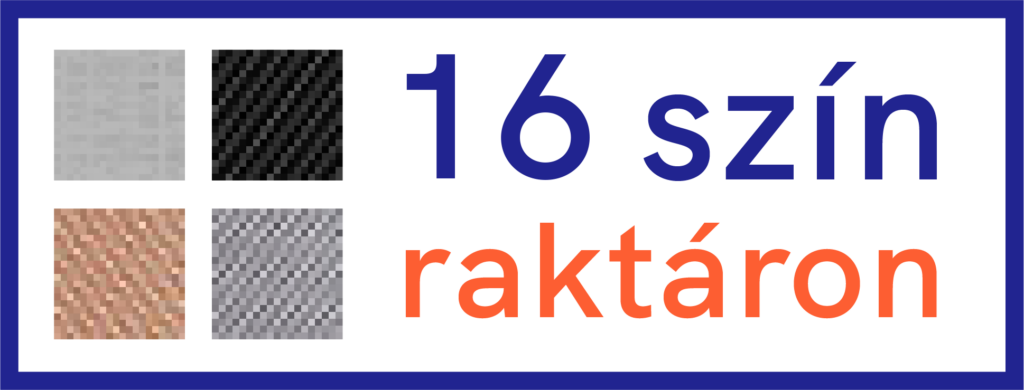16 szín raktáron