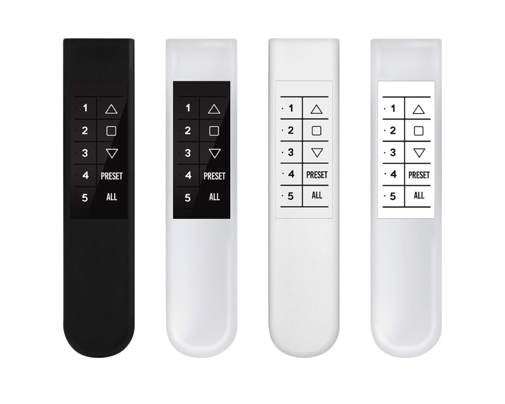 5-kanálové bezdrôtové ovládače pre solárne screeny NEVA