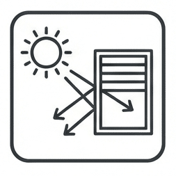 piktogram - ochrana pred svetlom a regulacia