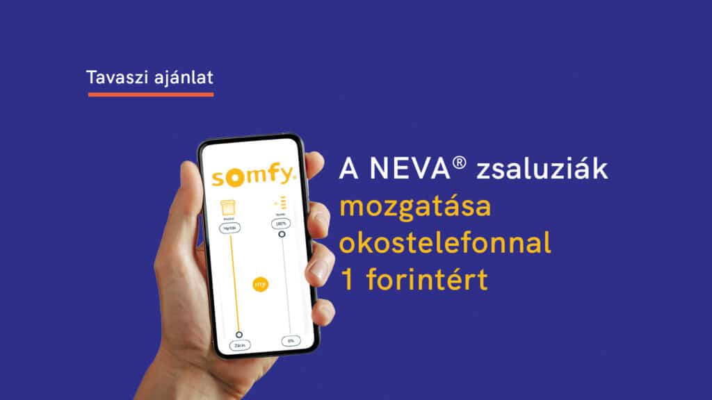 Zsaluziák mozgatása okostelefonnal