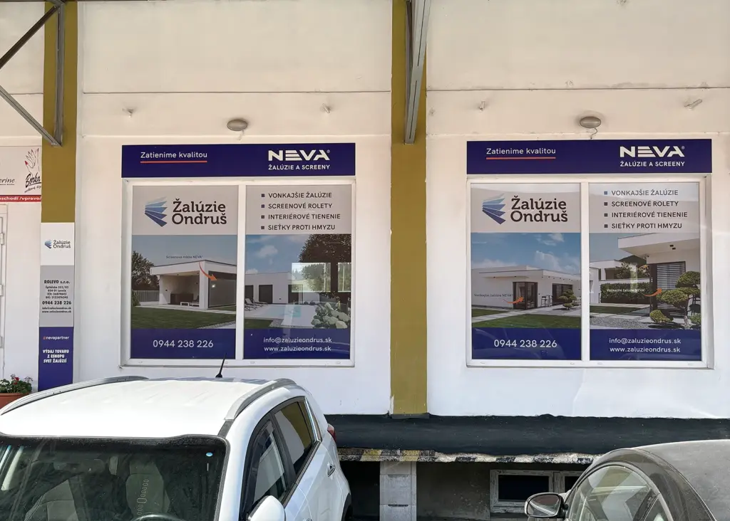 Predajňa vonkajších žalúzií NEVA v Spišskej Novej Vsi